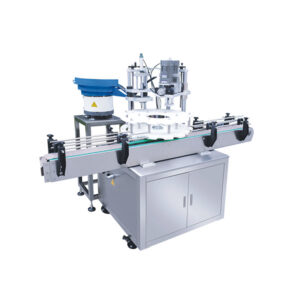 Fully Automatic Cap Unscrambler, Placer and Cap Screw Machine