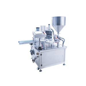 Cup filling and sealing machine