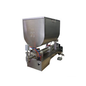 Semi-automatic Bottle Filling Machine with 80 Litre Mixing Blender