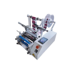 Semi-automatic bottle labelling machine